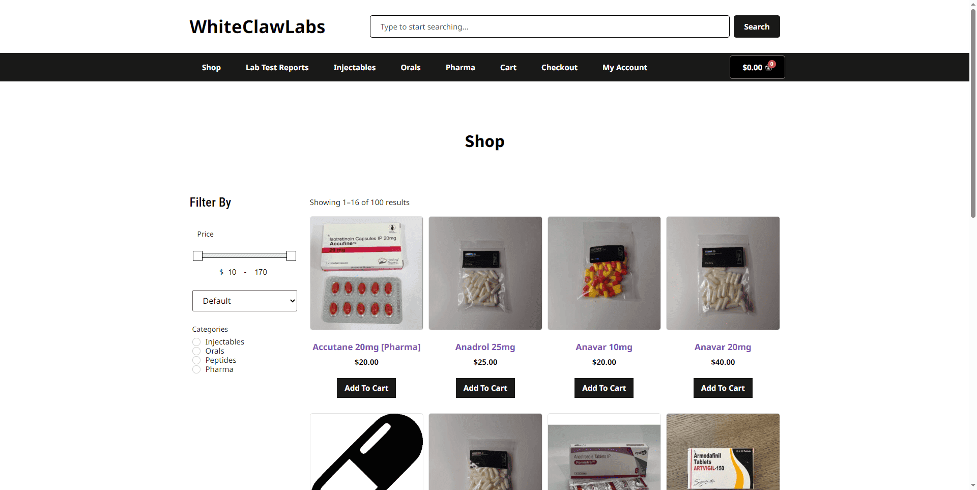Ecommerce Medicine Selling